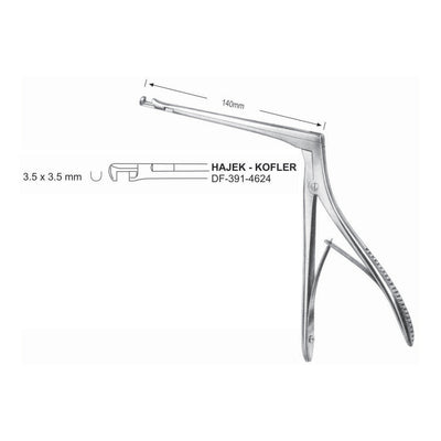 Hajek-Kofler Sphenoid Punches Width 140mm  (DF-391-4624)