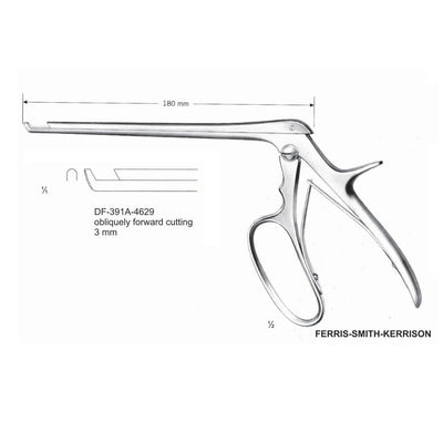Ferris-Smith-Kerrison Sphenoin Bone Punches Obliquely Forward Cutting 3mm (DF-391A-4629)