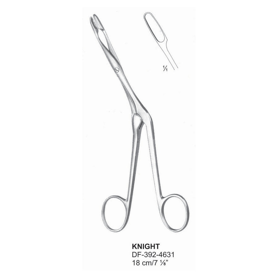 Knight Nasal Cutting Forceps 18cm  (DF-392-4631) by Dr. Frigz