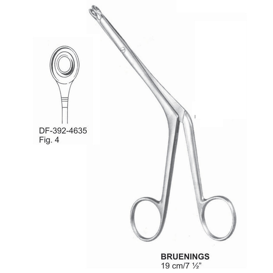 Bruenings Ethmoid Forceps 19Cm, Fig.4 (DF-392-4635) by Dr. Frigz