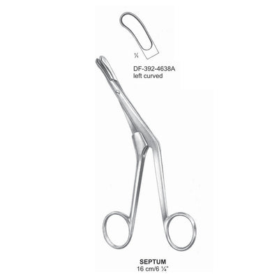 Septum Forceps Left Curved 16 (DF-392-4638A)