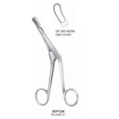 Septum Forceps Right Curved 16 (DF-392-4639A)