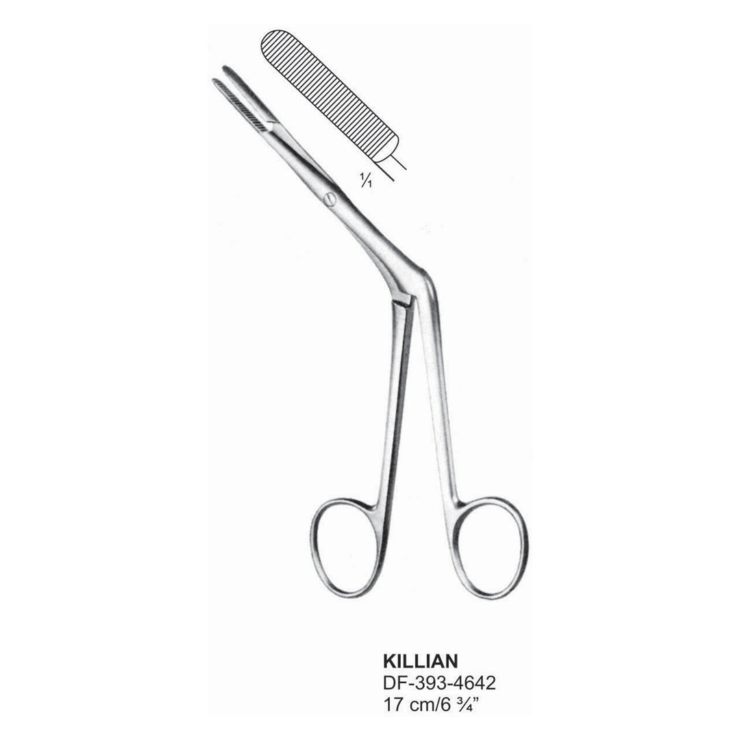 Killian Septum Compression Forceps 17cm  (DF-393-4642) by Dr. Frigz