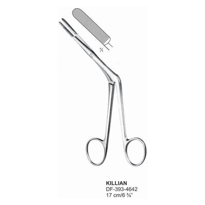 Killian Septum Compression Forceps 17cm  (DF-393-4642)