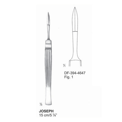 Joseph Rhinoplastic And Nasal Knives Straight, 15cm (DF-394-4647)