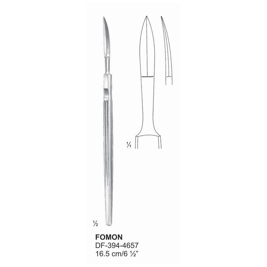 Fomon Rhinoplastic And Nasal Knives 16.5cm  (DF-394-4657) by Dr. Frigz