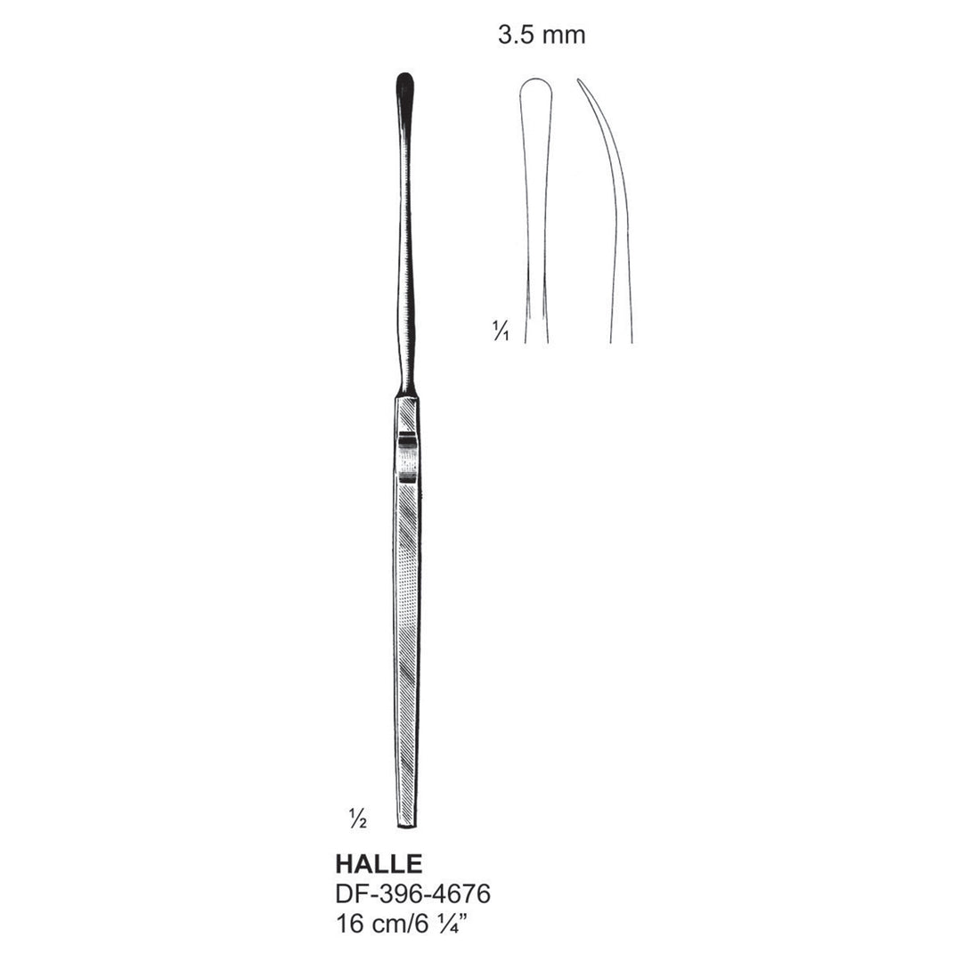 Halle Septum Elevators, 16cm , 3.5mm (DF-396-4676) by Dr. Frigz