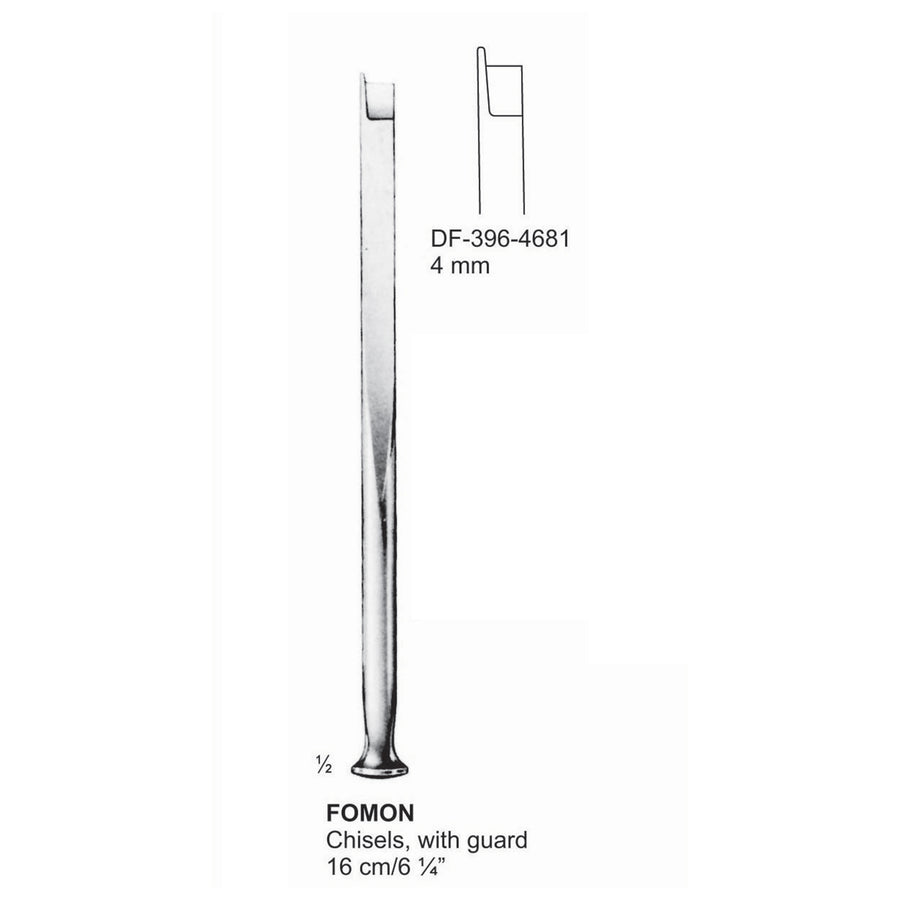 Fomon Septum Elevators, With Chiesels & Guard 4Mm  (Df-396-4681) by Raymed