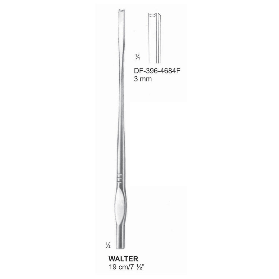 Walter Osteotomes Chisels 19Cm, 3mm (DF-396-4684F) by Dr. Frigz