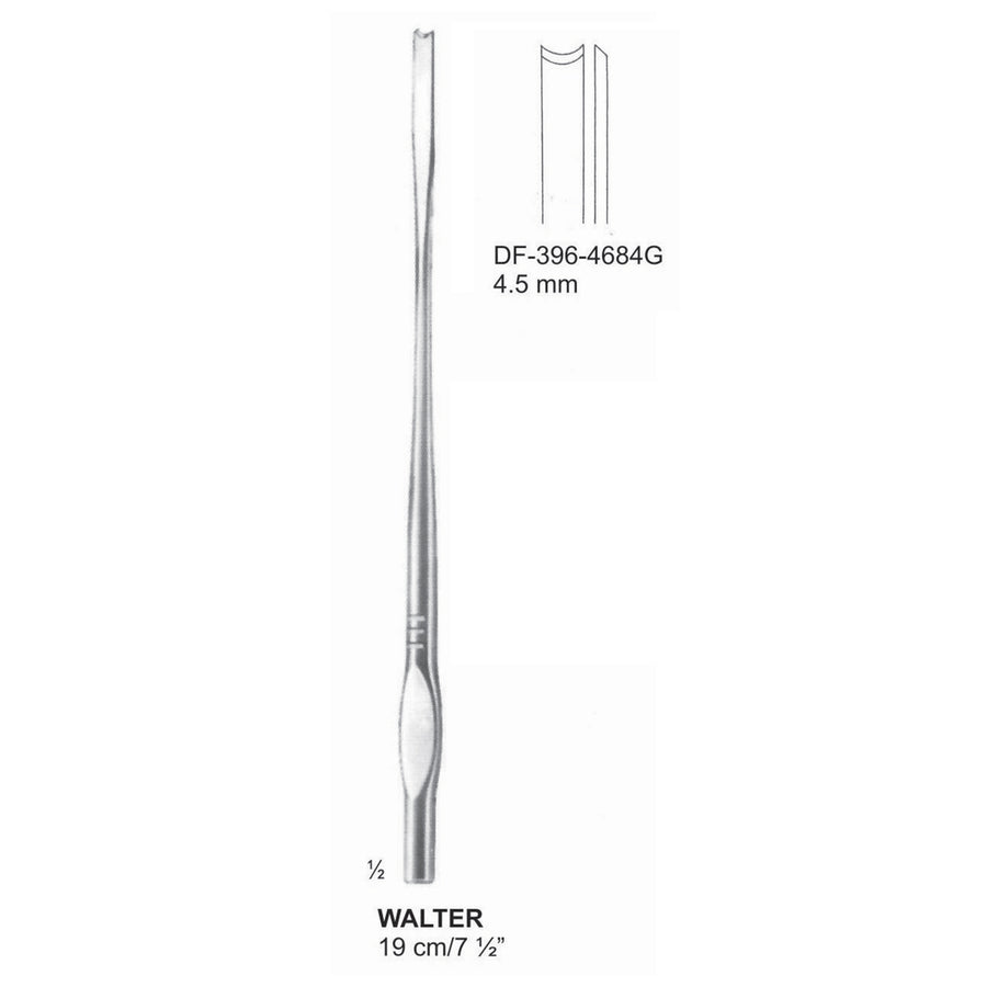 Walter Osteotomes Chisels 19Cm, 4.5mm (DF-396-4684G) by Dr. Frigz