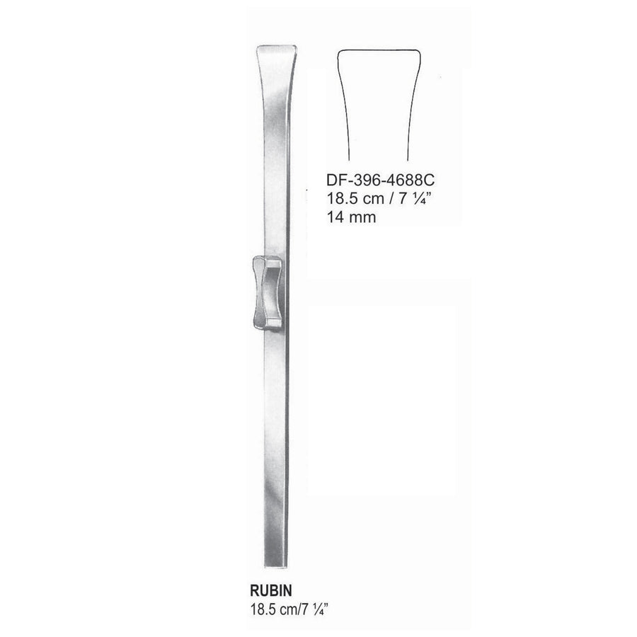 Rubin Osteotomes Chisels 18.5Cm, 14mm (DF-396-4688C) by Dr. Frigz