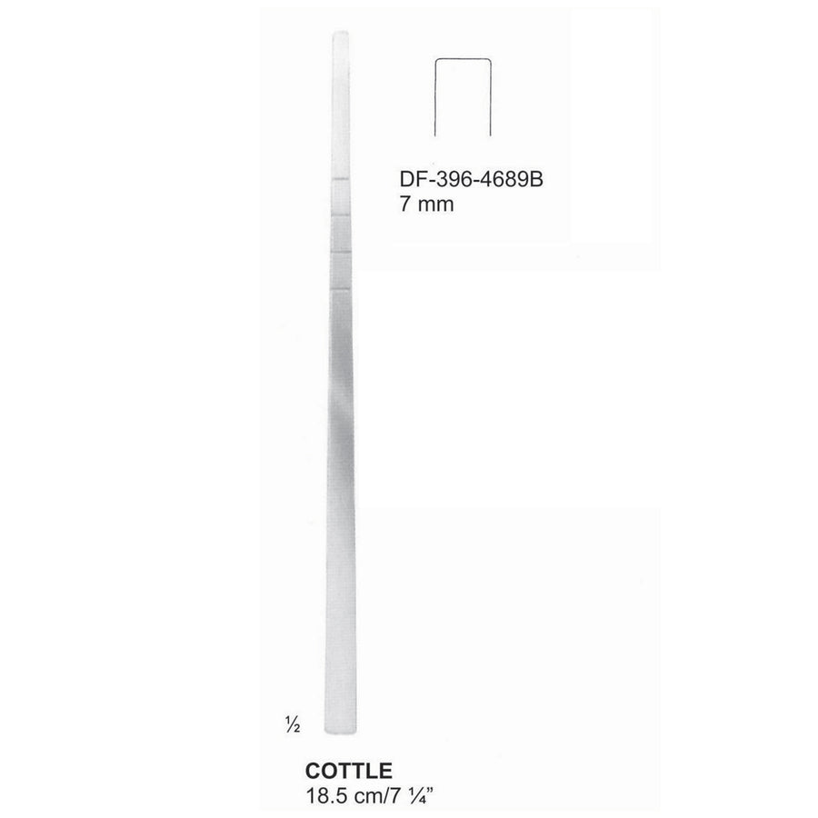 Cottle Osteotomes 18.5Cm, 7mm (DF-396-4689B) by Dr. Frigz