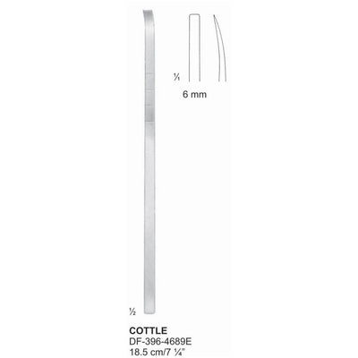 Cottle Osteotomes 18.5Cm, 6mm (DF-396-4689E)