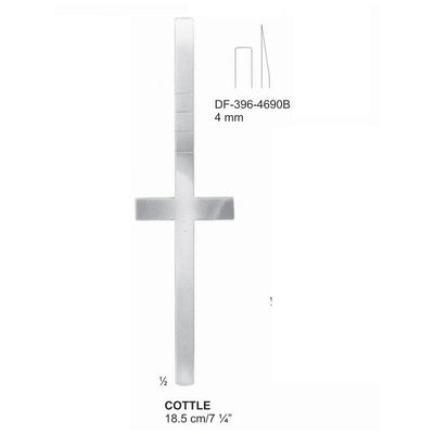 Cottle Osteotomes 18.5Cm, 4mm (DF-396-4690B)