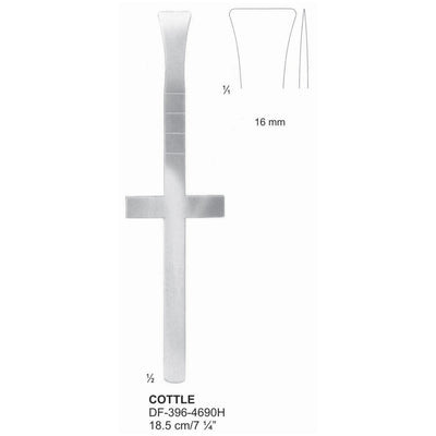 Cottle Osteotomes 18.5Cm, 16mm (DF-396-4690H)