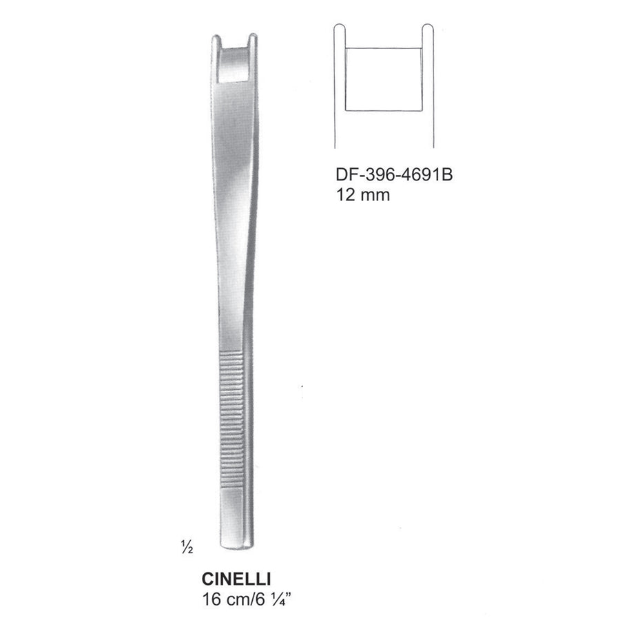 Cinelli Osteotomes Chisels 16Cm, 12mm (DF-396-4691B) by Dr. Frigz
