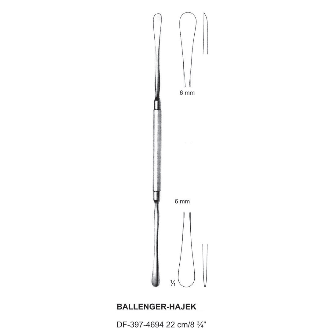 Ballenger-Hajek Septum Elevators, 22Cm, 6mm  (DF-397-4694) by Dr. Frigz