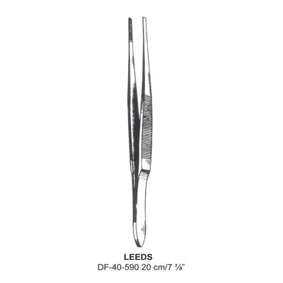 Leeds Dressing Forceps, Straight, Serrated, 20cm  (DF-40-590)
