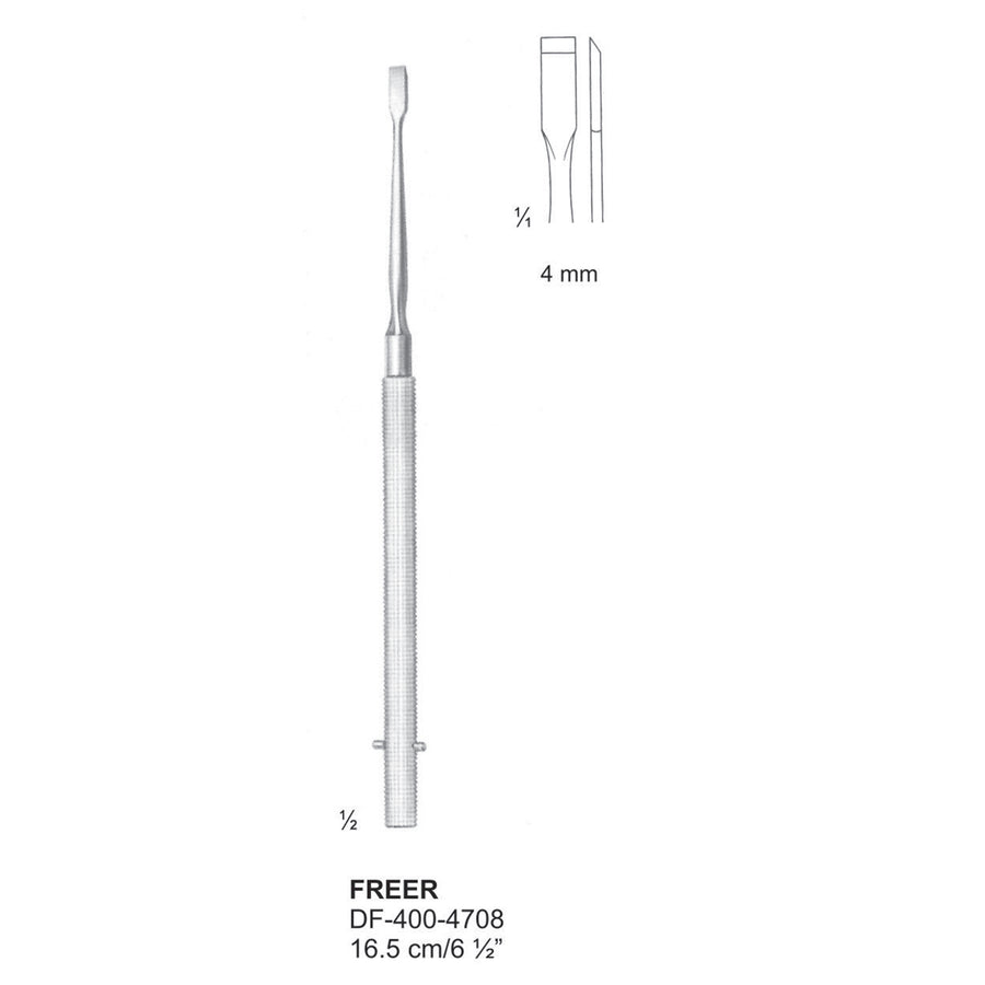 Freer Septum Chisels, 16.5Cm, 4mm , Straight  (DF-400-4708) by Dr. Frigz