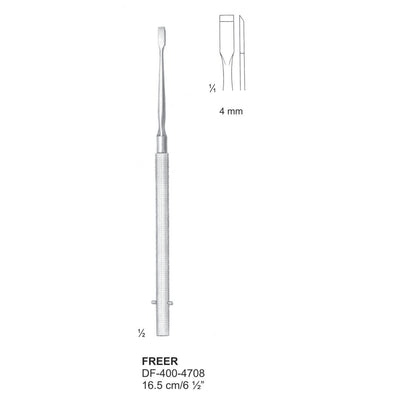 Freer Septum Chisels, 16.5Cm, 4mm , Straight  (DF-400-4708)