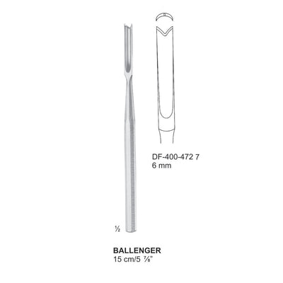 Ballenger Septum Chisels, 15Cm, 6mm (DF-400-4727)