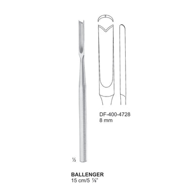 Ballenger Septum Chisels, 15Cm, 8mm (DF-400-4728)