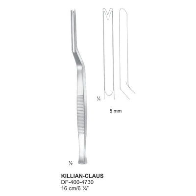 Killian-Claus Periosteotomes Gouges, 16Cm. 5mm  (DF-400-4730) by Dr. Frigz