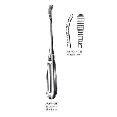 Aufricht Nasal Saws, Drawing Cut, 32X9mm , 21cm  (DF-401-4739)