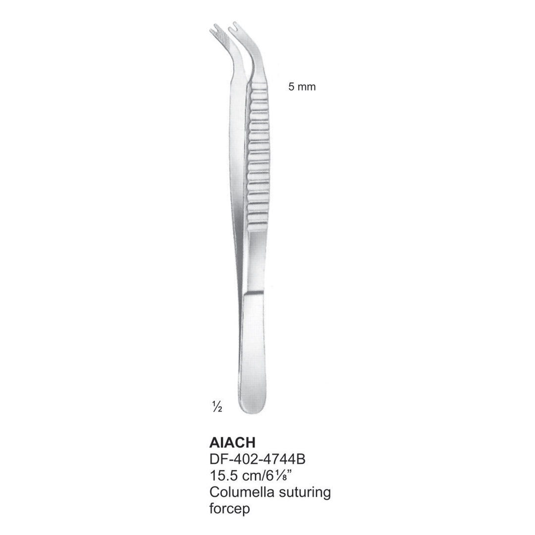 Aiach Columella Suturing Forceps, 15.5cm (DF-402-4744B) by Dr. Frigz