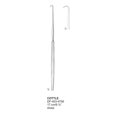 Cottle Nasal Hooklet, Sharp, 17cm  (DF-403-4756)