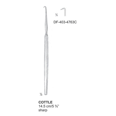 Cottle Nasal Hooklets 14.5Cm, Sharp (DF-403-4763C)