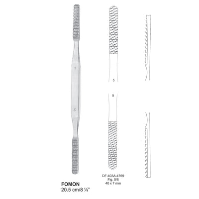 Fomon Nasal Rasps 20.5Cm, Fig.5/6, 40X7mm (DF-403A-4769)