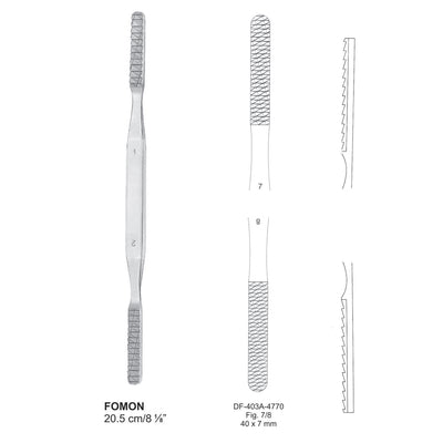 Fomon Nasal Rasps 20.5Cm, Fig.7/8, 40X7mm (DF-403A-4770)