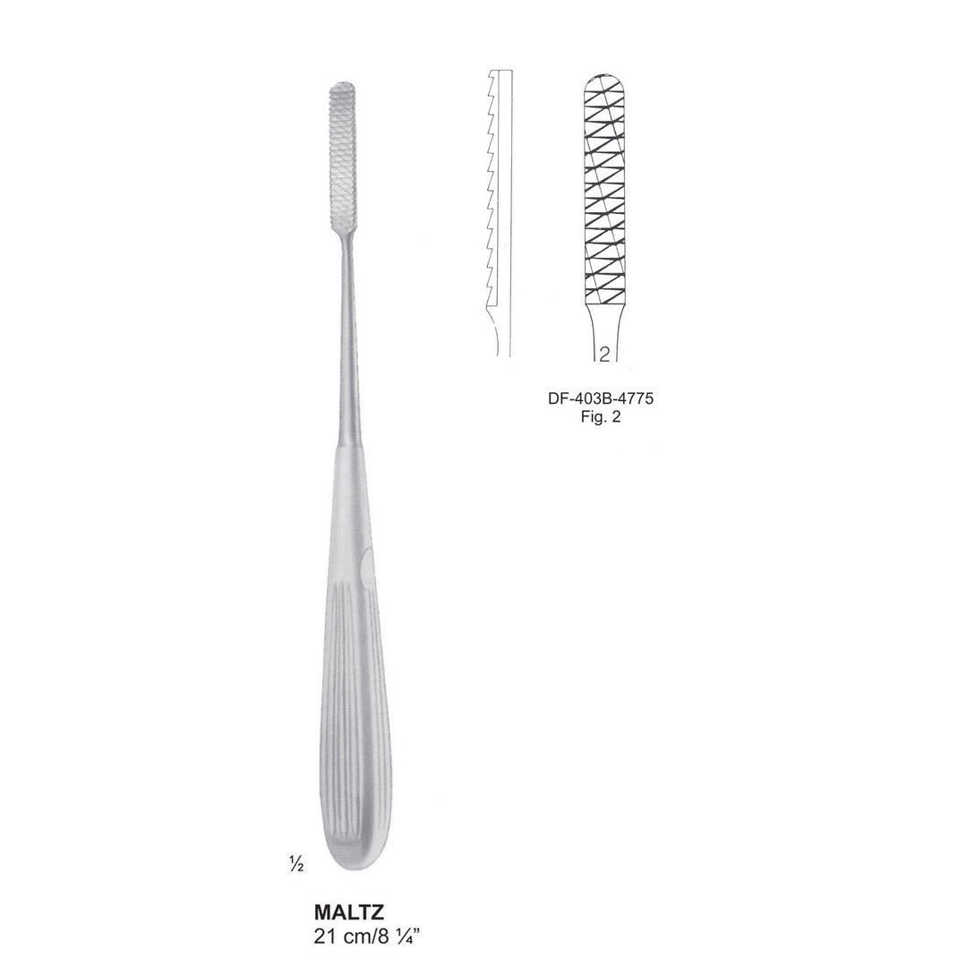 Maltz Nasal Rasps, Fig.2, 21cm (DF-403B-4775) by Dr. Frigz