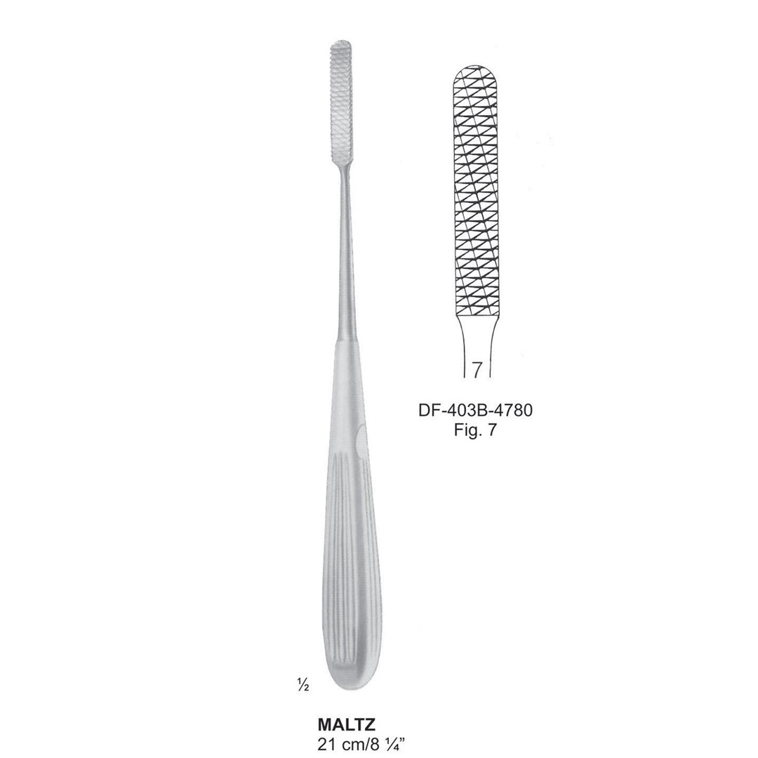 Maltz Nasal Rasps, Fig.7, 21cm (DF-403B-4780) by Dr. Frigz