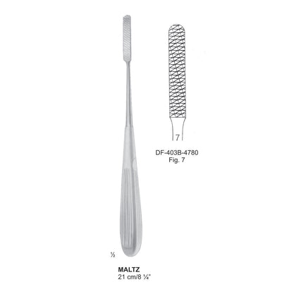 Maltz Nasal Rasps, Fig.7, 21cm (DF-403B-4780) by Dr. Frigz