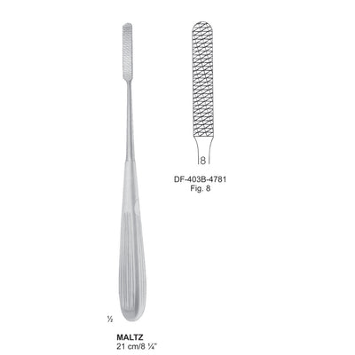 Maltz Nasal Rasps, Fig.8, 21cm (DF-403B-4781) by Dr. Frigz