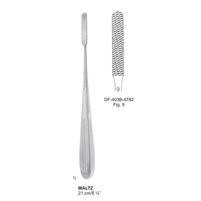 Maltz Nasal Rasps, Fig.9, 21cm (DF-403B-4782) by Dr. Frigz