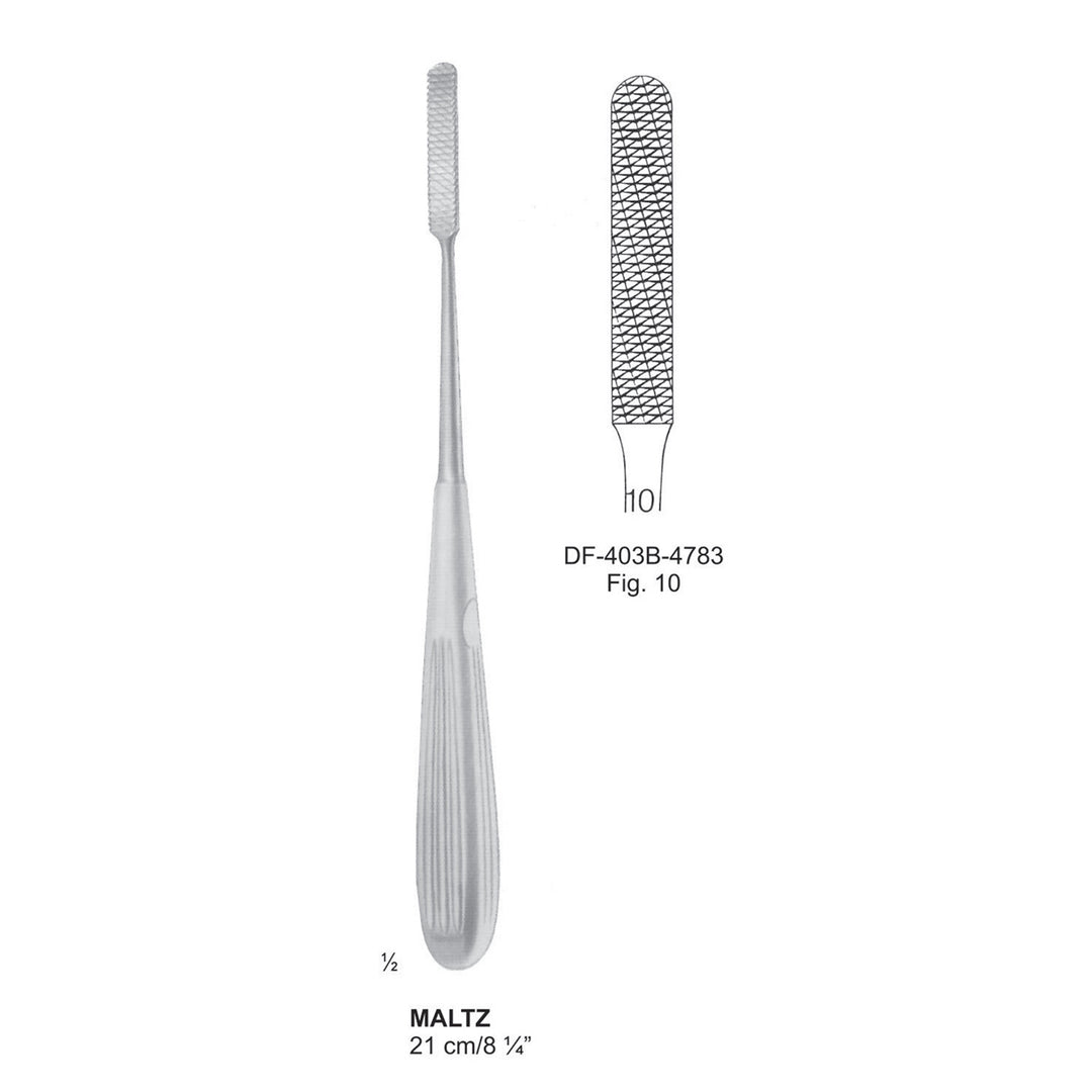 Maltz Nasal Rasps, Fig.10, 21cm (DF-403B-4783) by Dr. Frigz