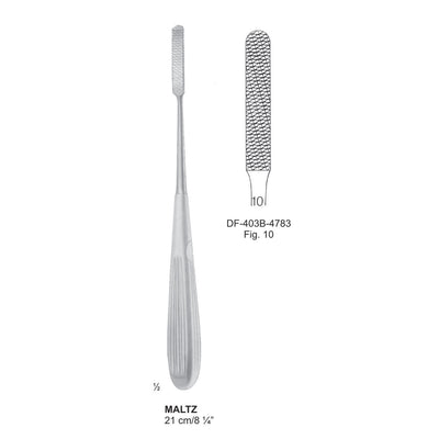 Maltz Nasal Rasps, Fig.10, 21cm (DF-403B-4783)