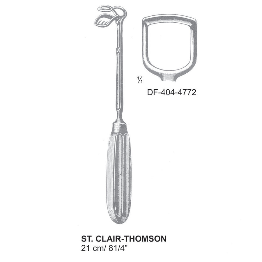 St. Clair-Thomson Adenoid Curettes 21 cm  (DF-404-4772) by Dr. Frigz