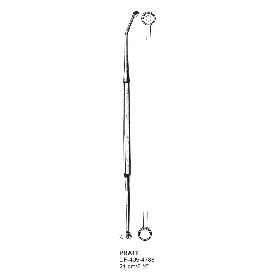 Pratt Antrum Curettes 21cm  (DF-405-4788) by Dr. Frigz