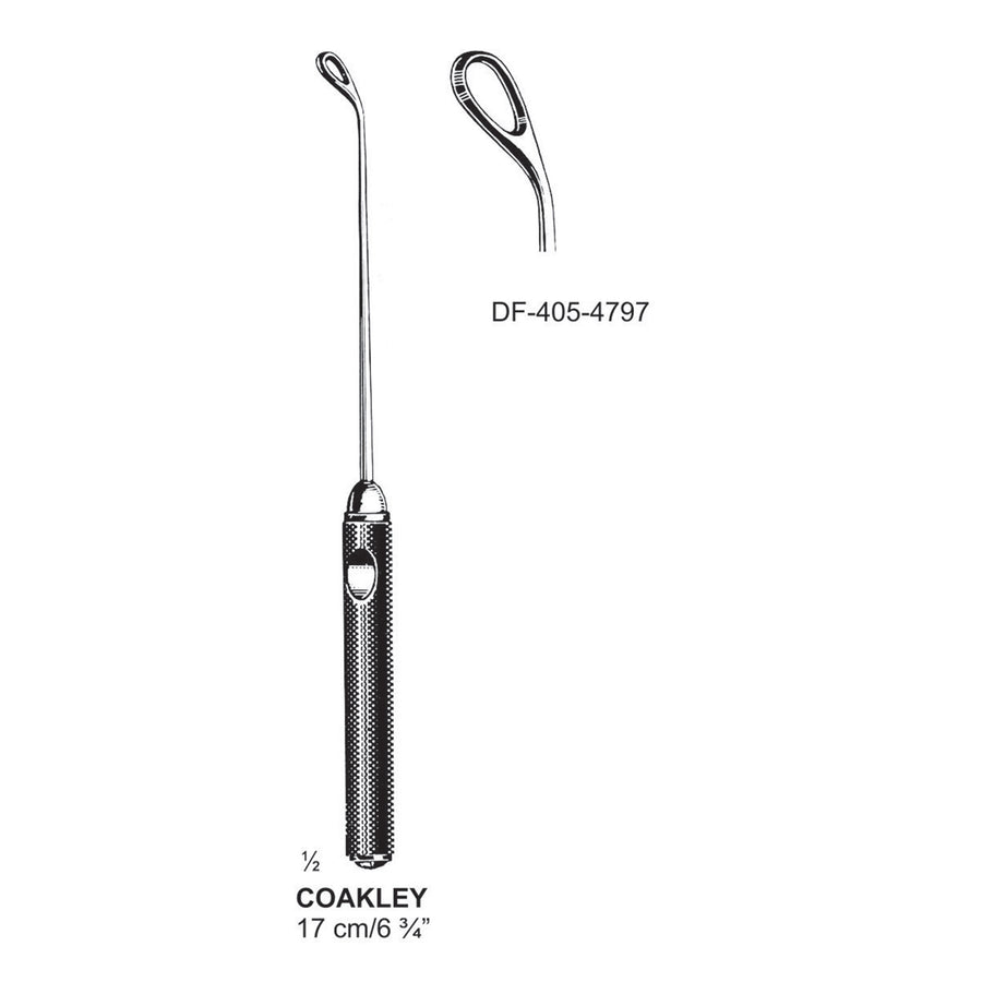 Coakley Antrum Curettes 17 cm  (DF-405-4797) by Dr. Frigz