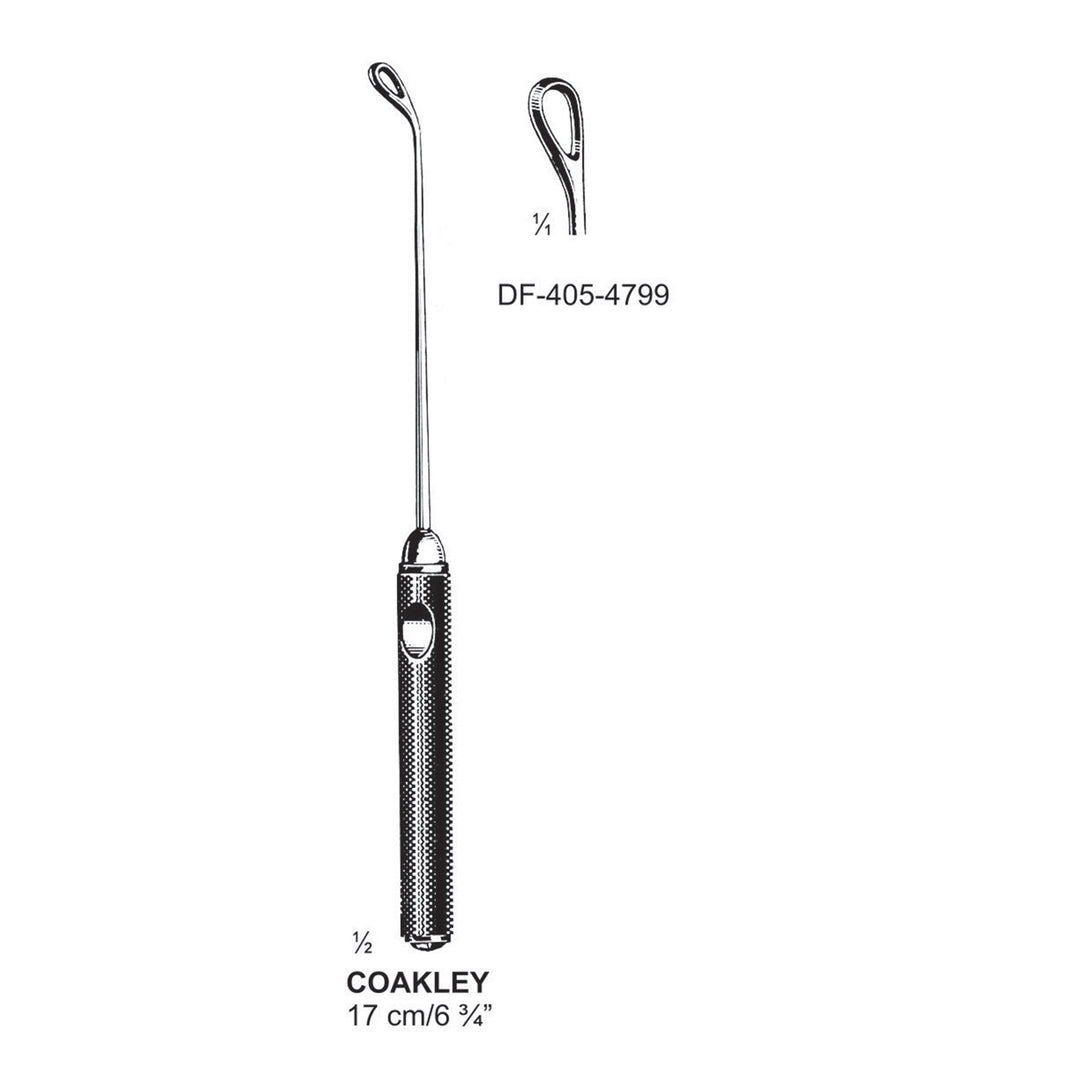 Coakley Antrum Curettes 17 cm  (DF-405-4799) by Dr. Frigz