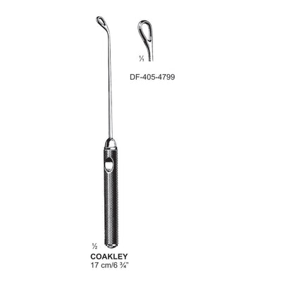 Coakley Antrum Curettes 17 cm  (DF-405-4799)