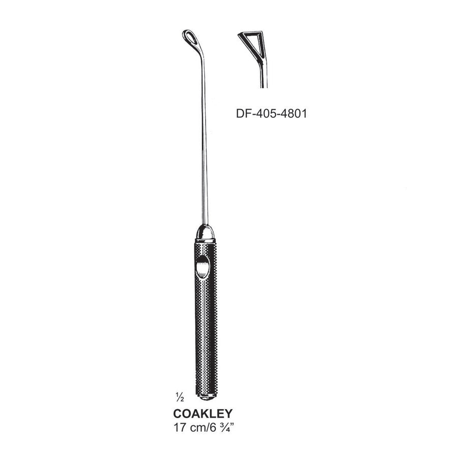 Coakley Antrum Curettes 17 cm  (DF-405-4801) by Dr. Frigz