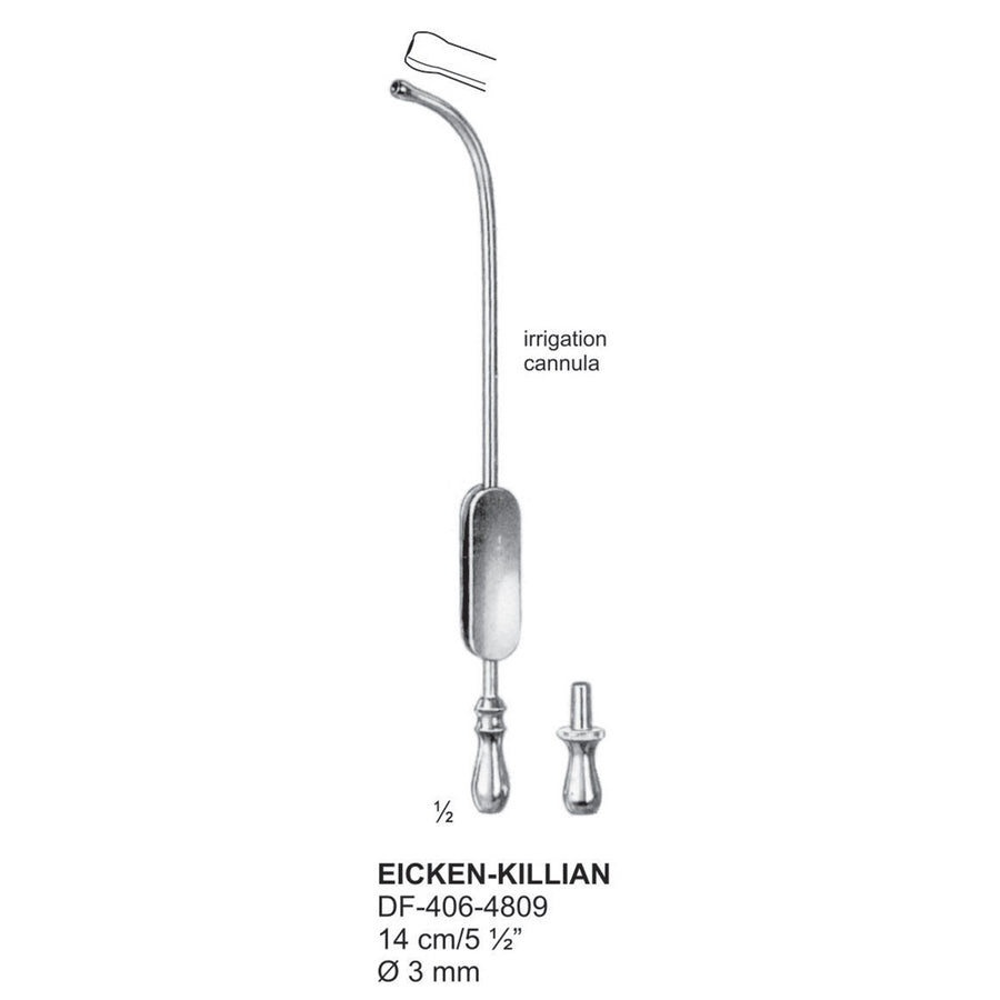 Eicken-Killian Sinus Dilators, 14Cm, 3mm (DF-406-4809) by Dr. Frigz