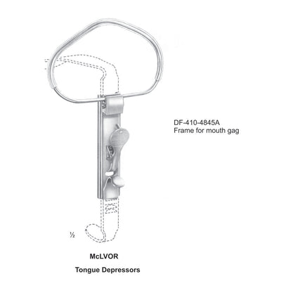 Mclvor Mouth Gags Frame  Only (DF-410-4845A)