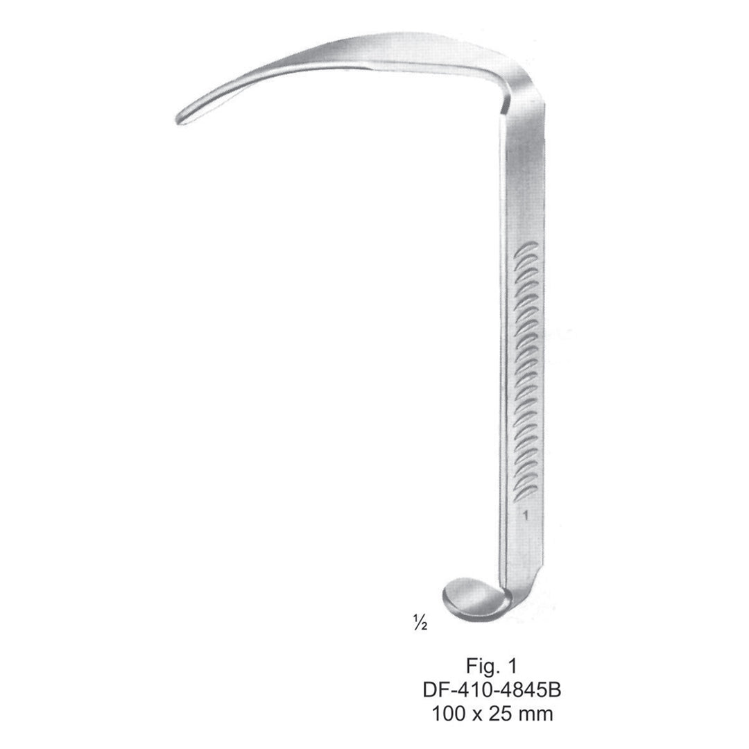 Mclvor Mouth Gags Tongue Depressor 100X25mm (DF-410-4845B) by Dr. Frigz