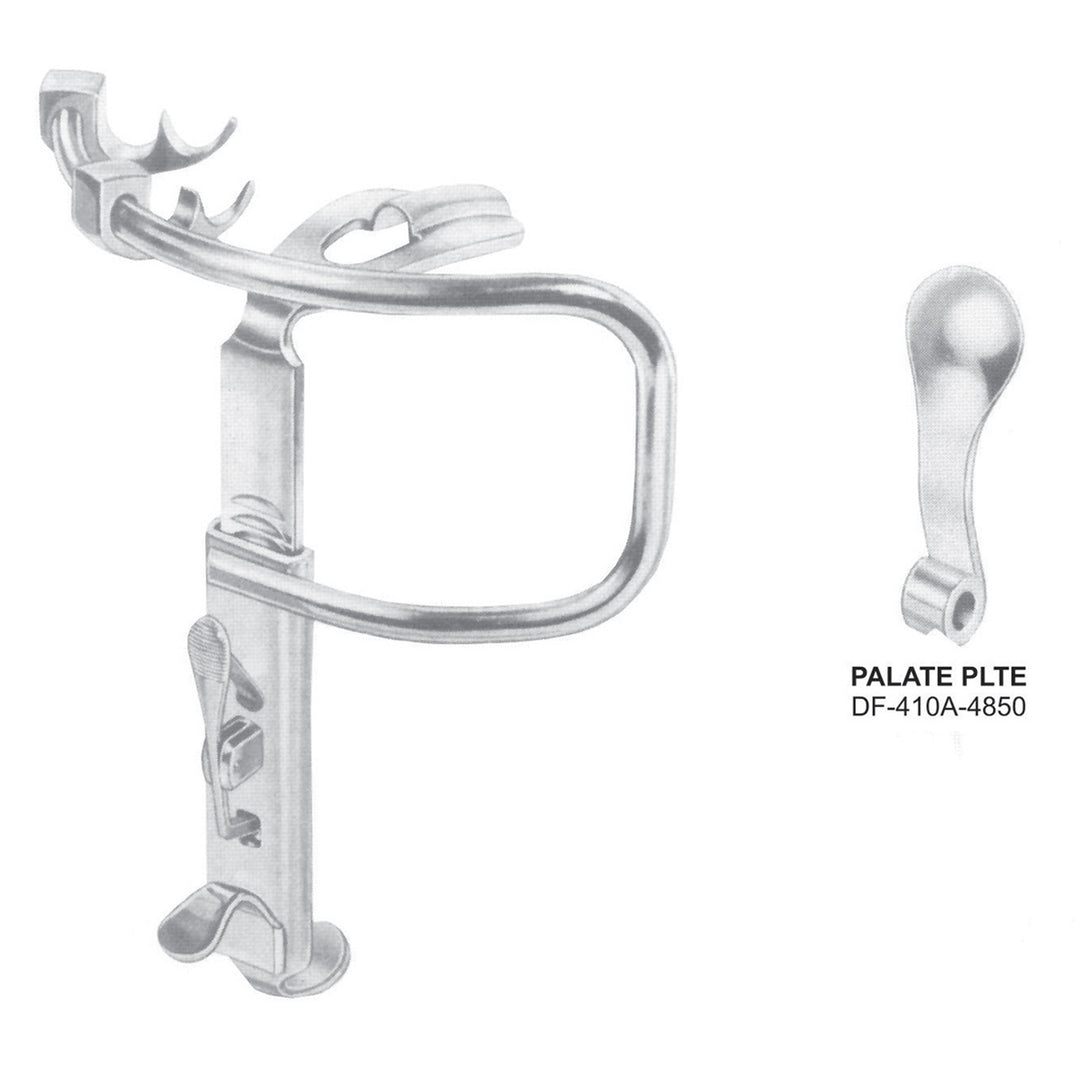 Palate Plate For Mouth Gags  (DF-410A-4850) by Dr. Frigz